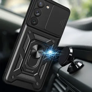 MG Hybrid Armor Camshield kryt na Samsung Galaxy A54 5G, čierny