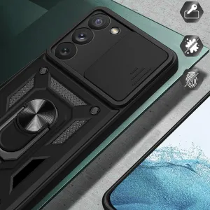 MG Hybrid Armor Camshield kryt na Samsung Galaxy A54 5G, čierny