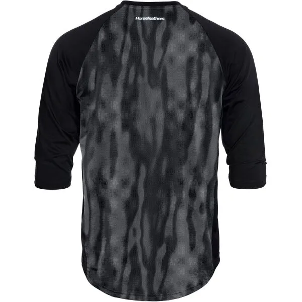 HORSEFEATHERS Bike dres Spike 3/4 - halftone/black BLACK velikost M