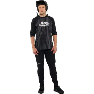 HORSEFEATHERS Bike dres Spike 3/4 - halftone/black BLACK velikost M