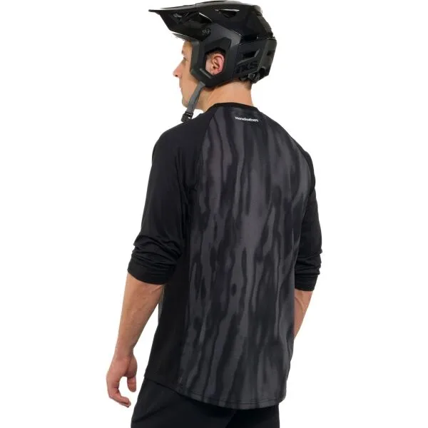 HORSEFEATHERS Bike dres Spike 3/4 - halftone/black BLACK velikost M