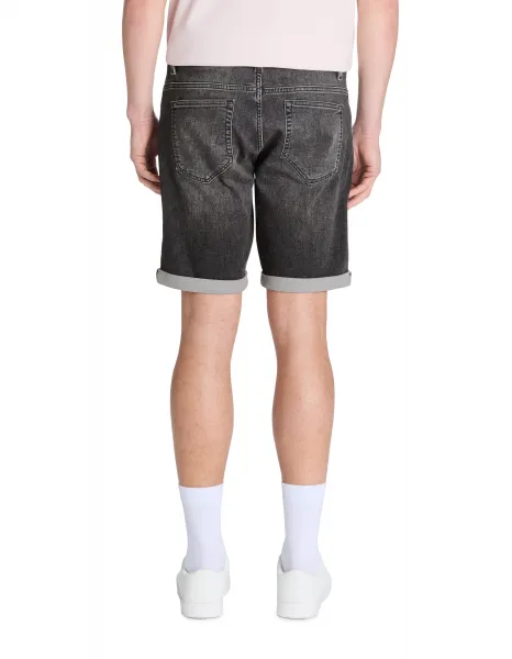 CELIO BOKNITBM Pánske džínsové krátke nohavice, sivá, veľkosť