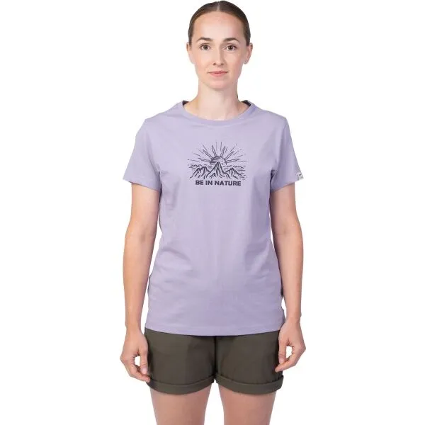 Bavlnené tričko dámske Hannah Adria - lavender aura