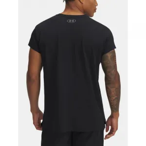 Pánske tričko s krátkym rukávom UNDER ARMOUR PROJECT ROCK Pjt Rock Cap Sleeve T-BLK