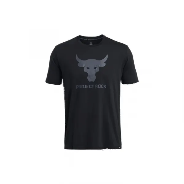 Pánske tričko s krátkym rukávom UNDER ARMOUR PROJECT ROCK UA Brahma Bull SS-BLK