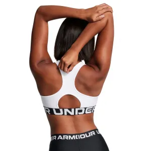 Dámska tréningová športová podprsenka UNDER ARMOUR UA HG Mid Branded-WHT