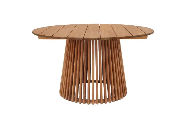 Norddan Dizajnový záhradný stôl Callum 120 cm teak