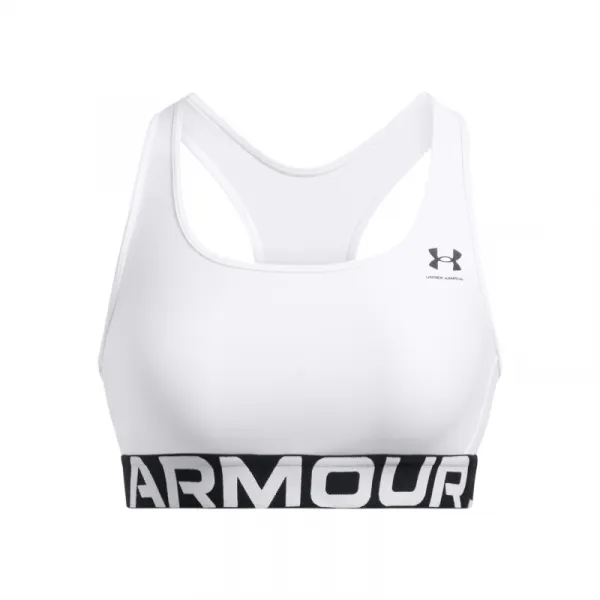 Dámska tréningová športová podprsenka UNDER ARMOUR UA HG Mid Branded-WHT