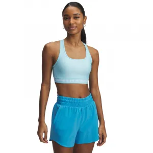 Dámska tréningová športová podprsenka UNDER ARMOUR Crossback Mid Bra-BLU