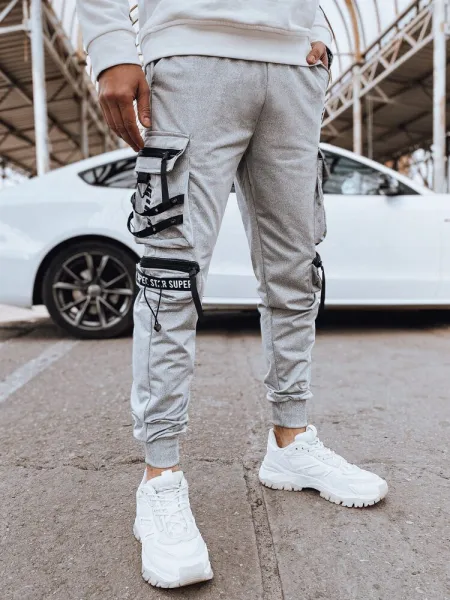Pánske jogger kapsáče sivé