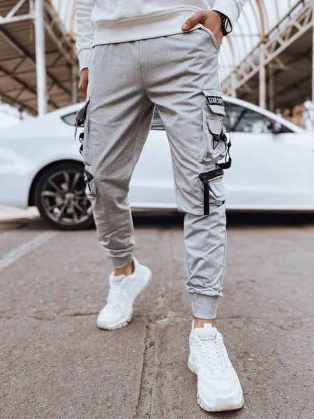 Pánske jogger kapsáče sivé