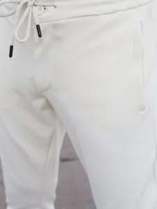 Pánske joggery v elegantnom prevedení ecru