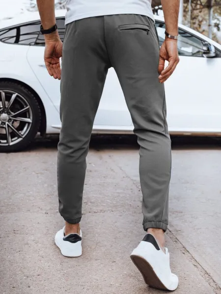 Pánske joggery v elegantnom prevedení šedé