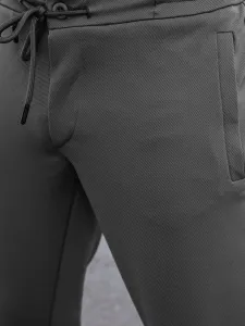 Pánske joggery v elegantnom prevedení šedé