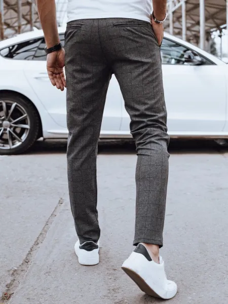 Elegantné nohavice do práce šedé