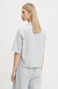 Košeľa s prímesou ľanu Tommy Jeans