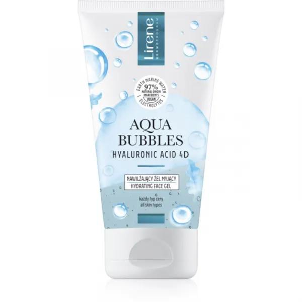 Lirene Aqua Bubbles hydratačný čistiaci gél 150 ml