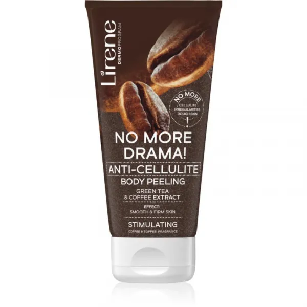 Lirene No More Drama! cukrový telový peeling na celulitídu 175 ml