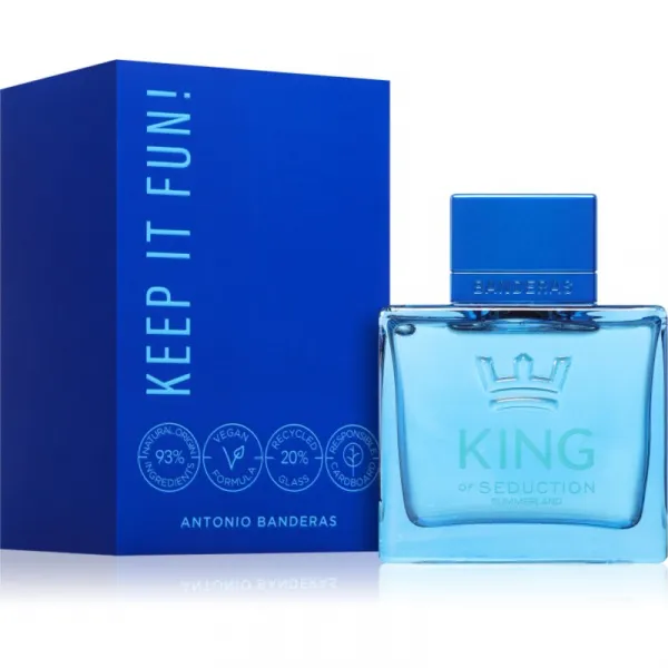 Banderas King of Seduction Summerland toaletná voda pre mužov 100 ml