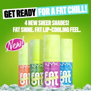 NYX Professional Makeup Fat Oil Chillz olej na pery s chladivým účinkom odtieň 4.8 ml