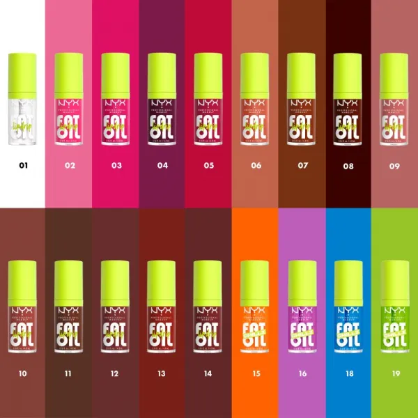 NYX Professional Makeup Fat Oil Chillz olej na pery s chladivým účinkom odtieň 4.8 ml