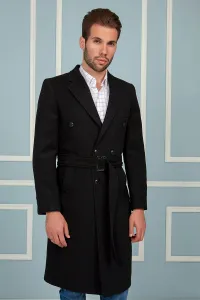 PLT8382 DEWBERRY MEN'S COAT-BLACK
