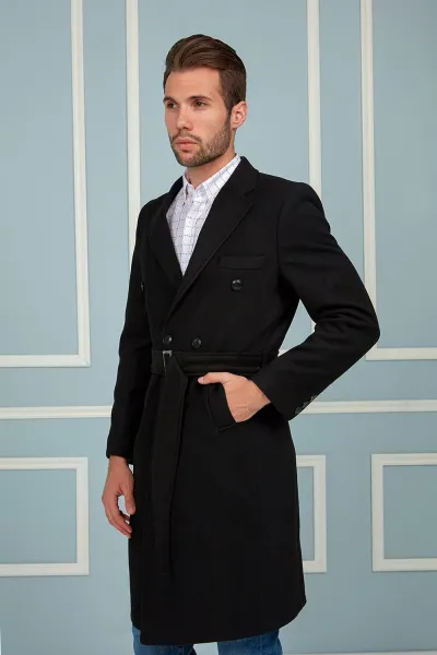 PLT8382 DEWBERRY MEN'S COAT-BLACK