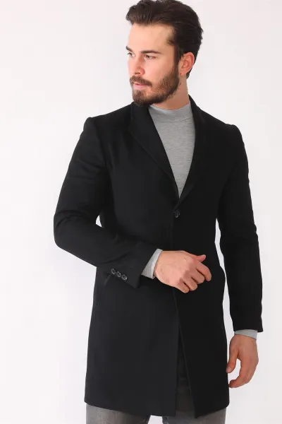 PLT8398 DEWBERRY MEN'S COAT-BLACK