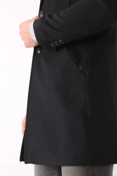 PLT8398 DEWBERRY MEN'S COAT-BLACK