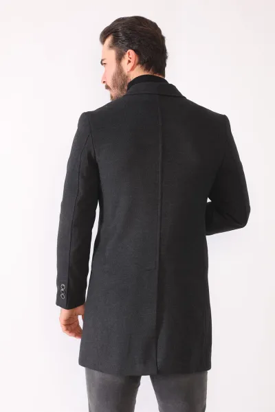 PLT8398 DEWBERRY MEN'S COAT-ANTHRACITE