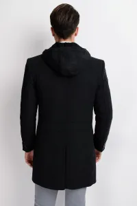 PLT8354 DEWBERRY SLIM-FIT COAT-PATTERNED ANTHRACITE - 1