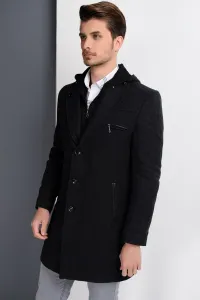 PLT8354 DEWBERRY SLIM-FIT COAT-PATTERNED ANTHRACITE - 1