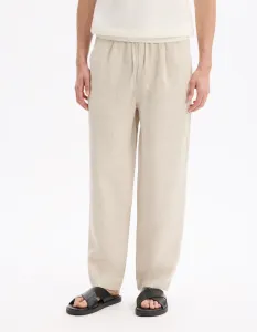Celio Linen Trousers Lolinos - Mens
