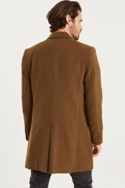 PLT8398 DEWBERRY MEN'S COAT-CAMEL