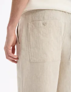 Celio Linen Trousers Lolinos - Mens