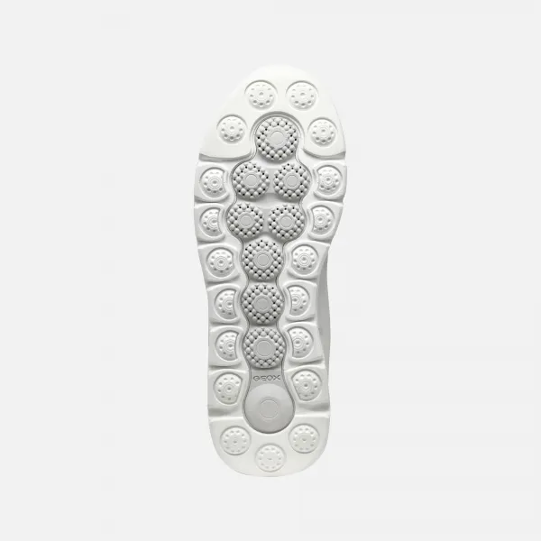White men's sneakers Geox Spherica ECUB-4 - Men's