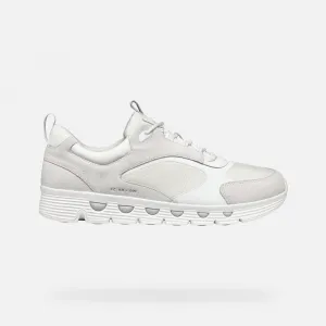 White men's sneakers Geox Spherica ECUB-4 - Men's