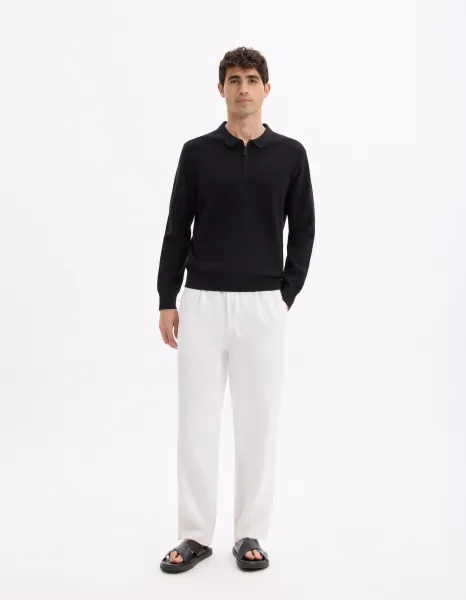 Celio Linen Trousers Lolinos - Mens