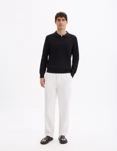 Celio Linen Trousers Lolinos - Mens