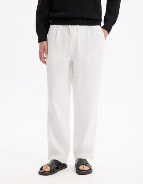 Celio Linen Trousers Lolinos - Mens
