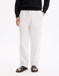Celio Linen Trousers Lolinos - Mens