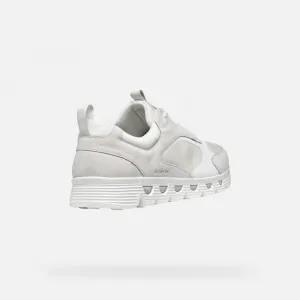 White men's sneakers Geox Spherica ECUB-4 - Men's