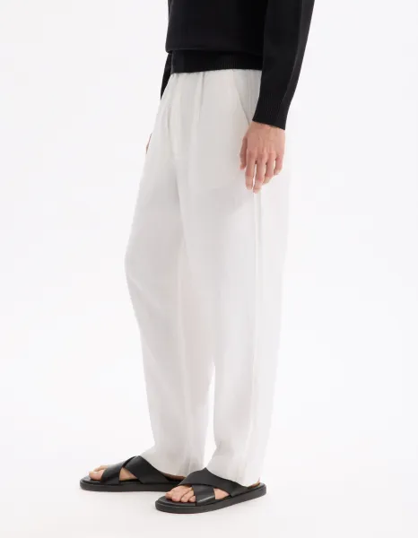 Celio Linen Trousers Lolinos - Mens