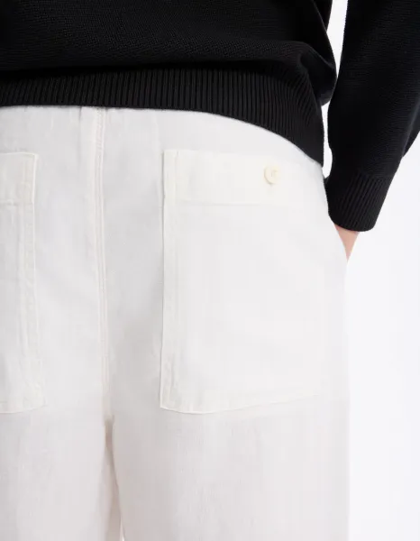 Celio Linen Trousers Lolinos - Mens