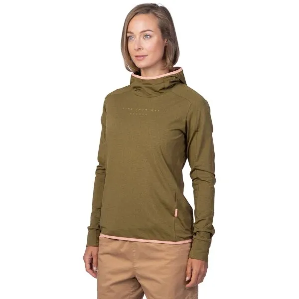 Hannah NYMA HOODY Dámska mikina, khaki, veľkosť
