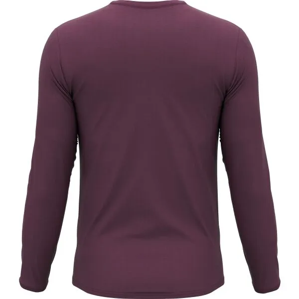 Hannah BINE L/S Pánske tričko s dlhým rukávom, vínová, veľkosť
