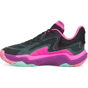 Under Armour SPAWN 7 Unisex basketbalové topánky, čierna, veľkosť 43