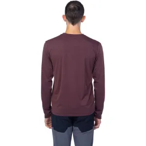 Hannah BINE L/S Pánske tričko s dlhým rukávom, vínová, veľkosť