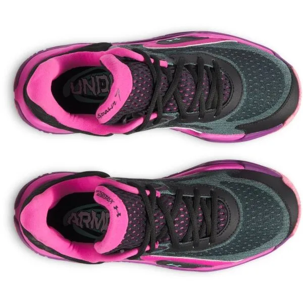 Under Armour SPAWN 7 Unisex basketbalové topánky, čierna, veľkosť 43