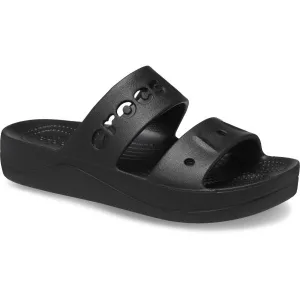 Crocs BAYA PLATFORM SANDAL Dámske šľapky, čierna, veľkosť 36/37